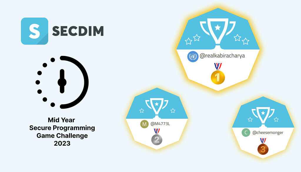 Mid Year Game Challenge Winners