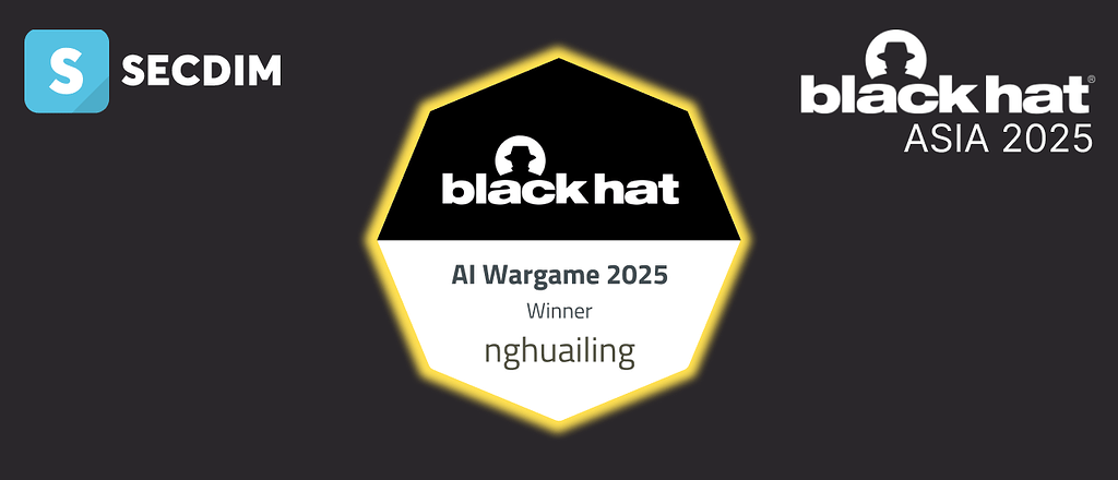Black Hat Asia 2025 Winner!