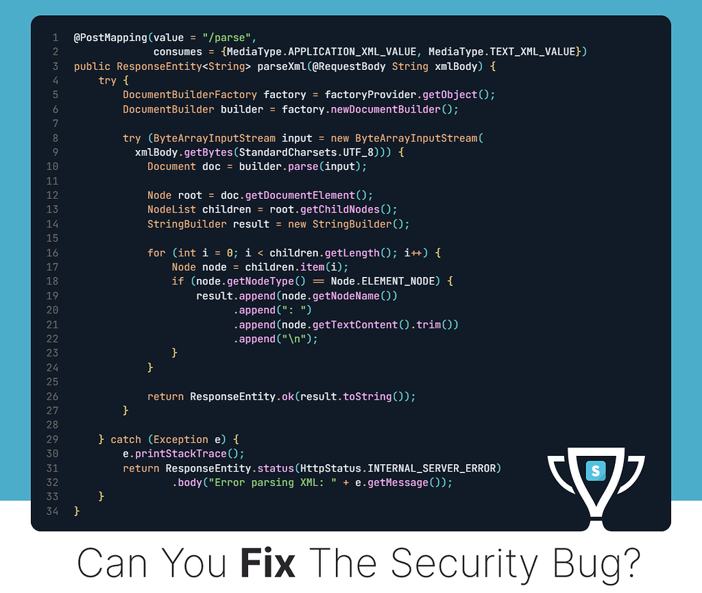 Http4k XML External Entity Injection (XXE)