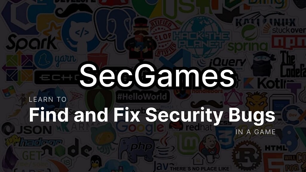 Join SecGames, Secure Programming Game Session
