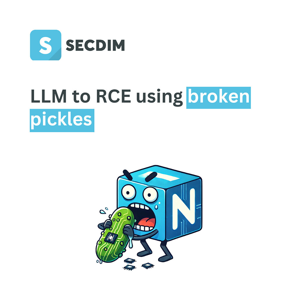 LLM to RCE using "broken pickles"