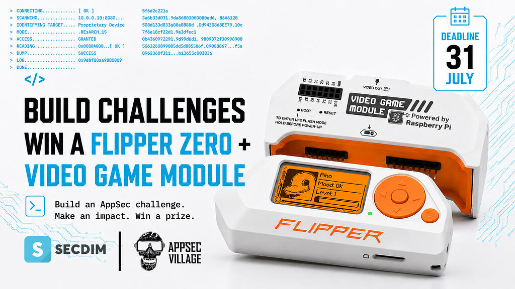 Win a Flipper Zero + VIdeo Game Module