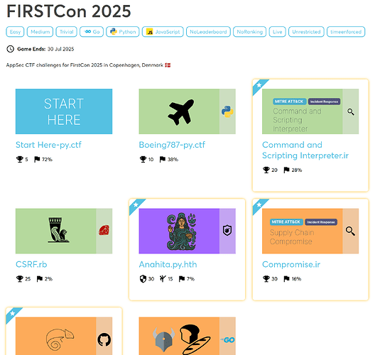 FirstCon2025 AppSec Wargame by SecDim