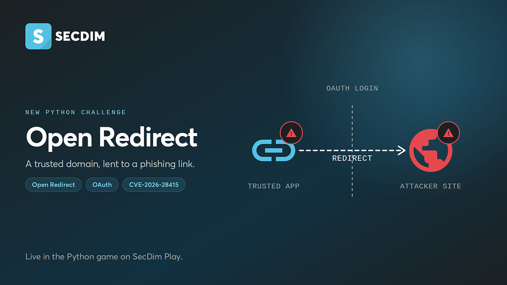 Open redirect in a Python OAuth flow
