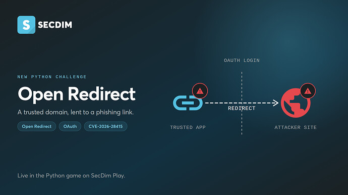 Open redirect in a Python OAuth flow